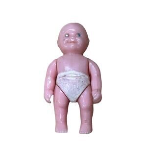 VINTAGE SMALL DOLL MINI MINIATURE RENWAL BABY NO 8 TINY CHILD MOVING ARMS LEGS
